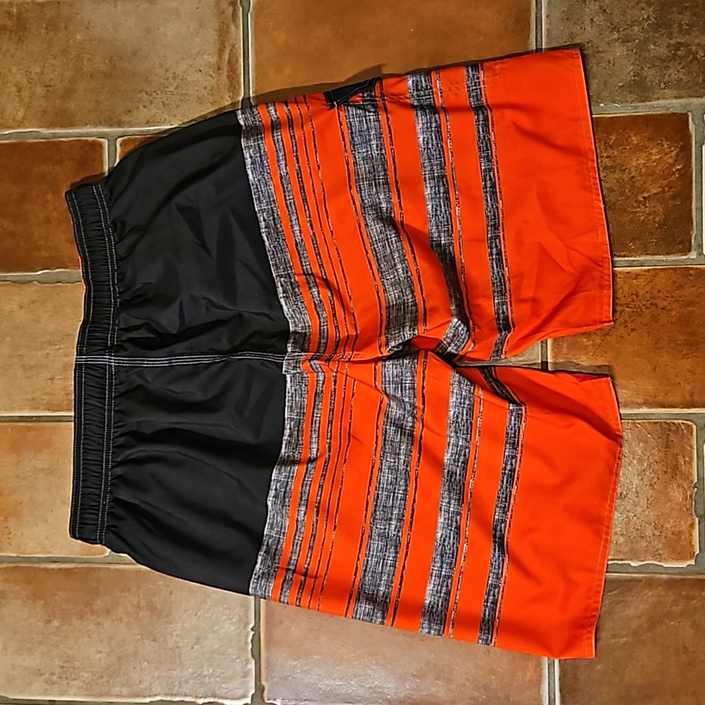 Striped Swim Trunks - Picture 9 of 13